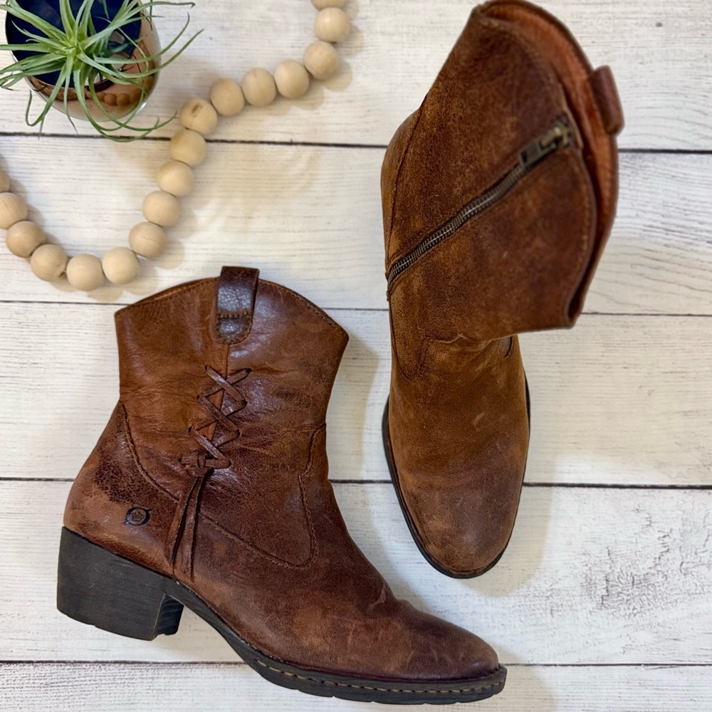 🌾 Borne‎ Leather Boots